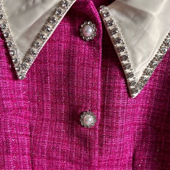 Magenta Tweed dress - Picture 11 of 16